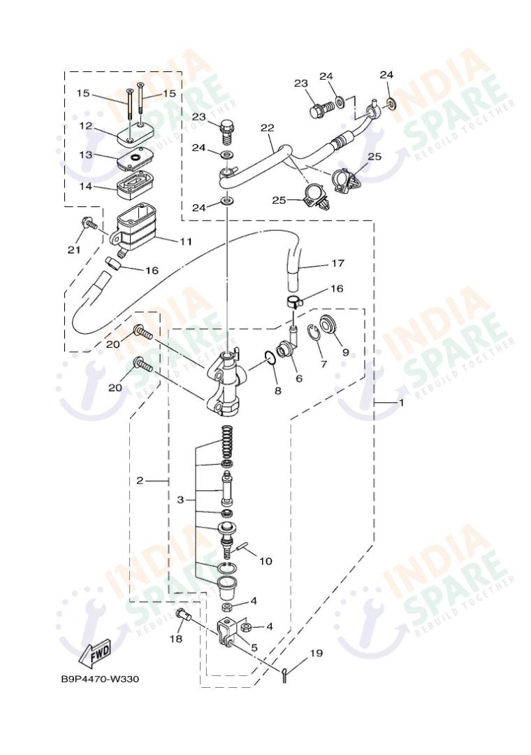 REAR MASTER CYLINDER